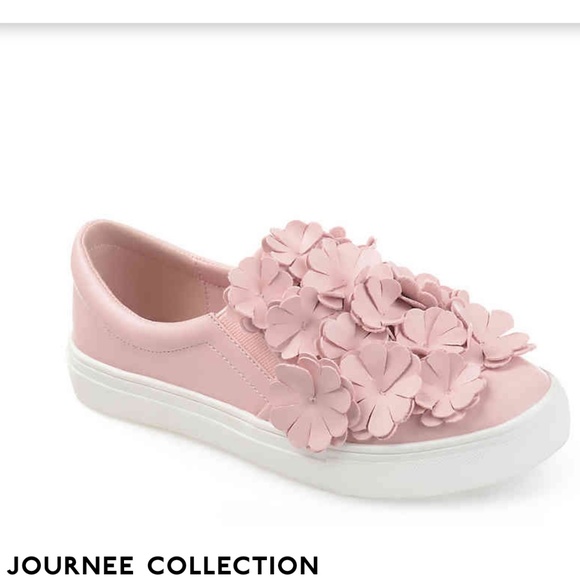 Journee Collection Shoes - Journee mizey slip on pink loafer tennis‎ shoe 10